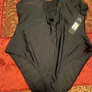 Fashion Nova Classic Black Swimsuit